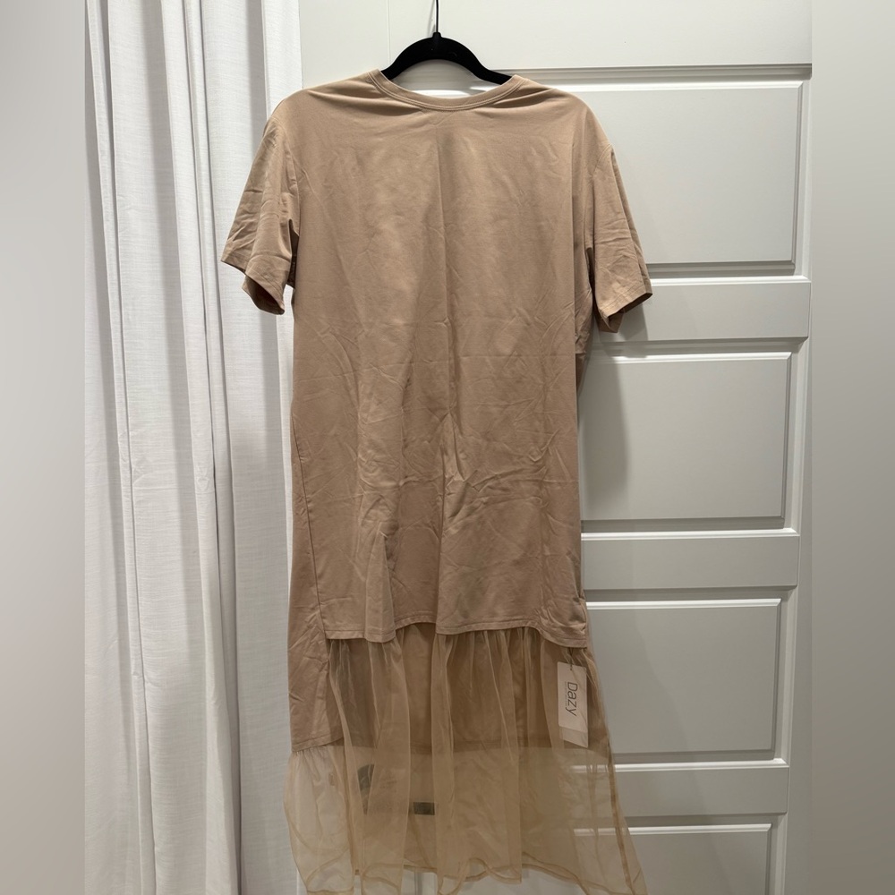 Dazy size L beige dress - NWT
